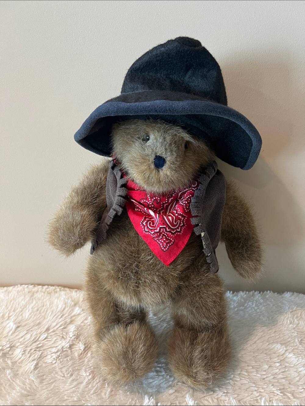 Yippeeyo Beanster Cowboy Boyds bear Head Bean collection